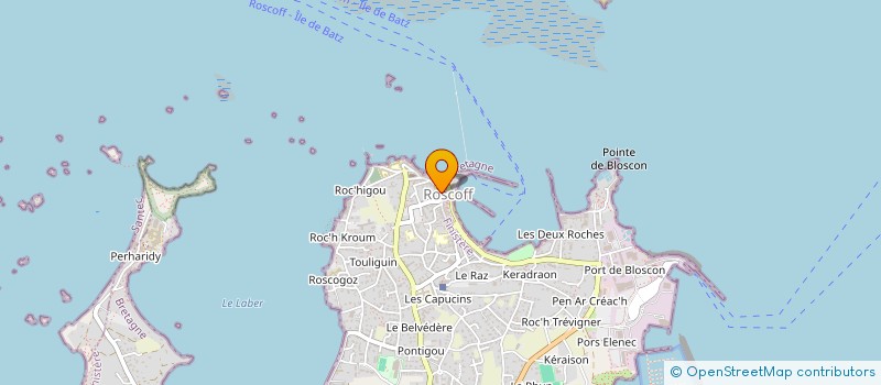localisation de l'entreprise OPHELIE  ROSCOFF