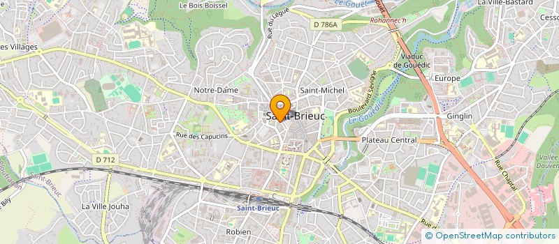 localisation de l'entreprise OPHELIE à SAINT-BRIEUC