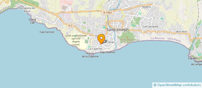 localisation de l'entreprise OPHELIE à SAINT-JOSEPH