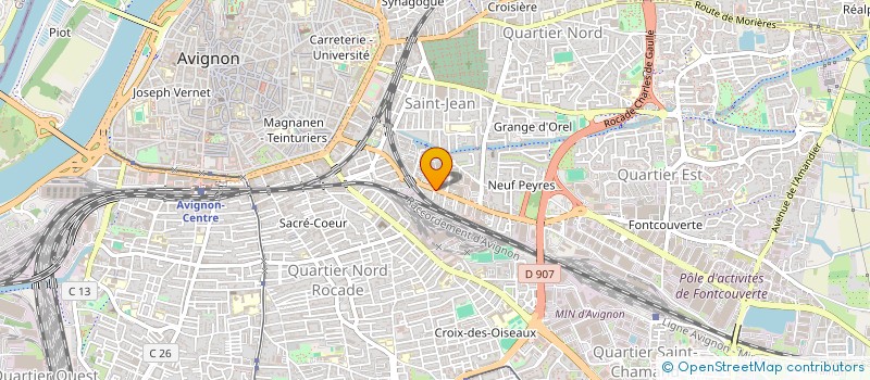 localisation de l'entreprise OPHELIE à AVIGNON