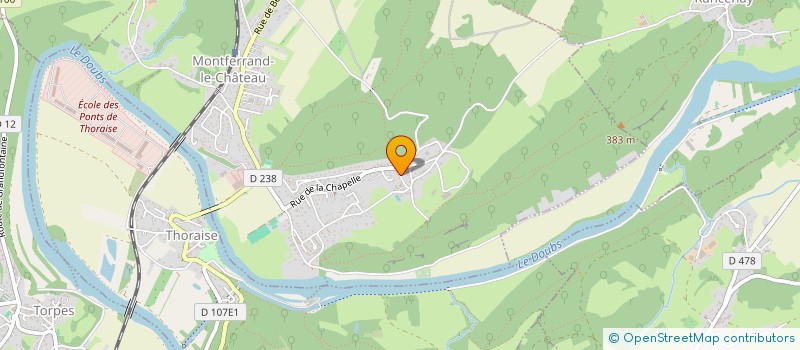 localisation de l'entreprise OPHELIE  GRANDFONTAINE