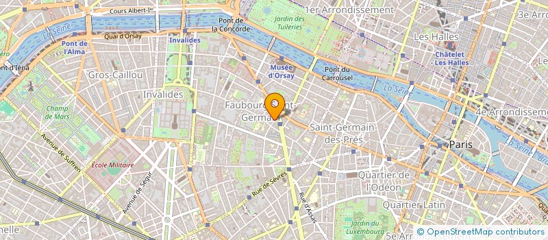 localisation de l'entreprise OPHELIE D  PARIS