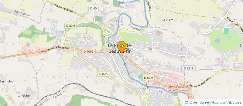 localisation de l'entreprise OPHELIE VANNI  LE PONT-DE-BEAUVOISIN