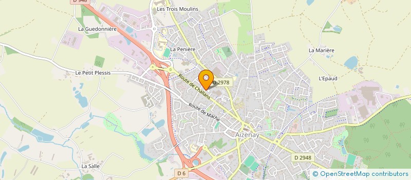 localisation de l'entreprise OPHELYS  AIZENAY