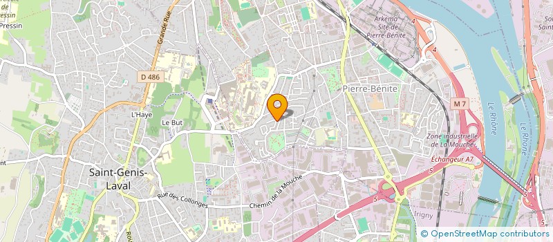 localisation de l'entreprise OPHETIN  OULLINS-PIERRE-BENITE