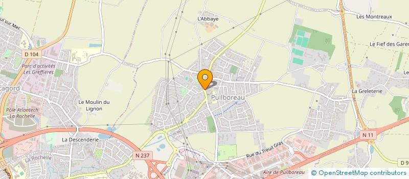 localisation de l'entreprise OPHILDIS  SAINT-XANDRE