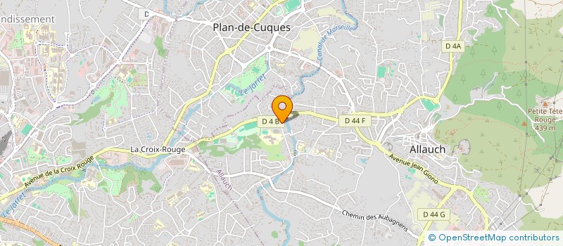 localisation de l'entreprise OPHIOPOGON à ALLAUCH