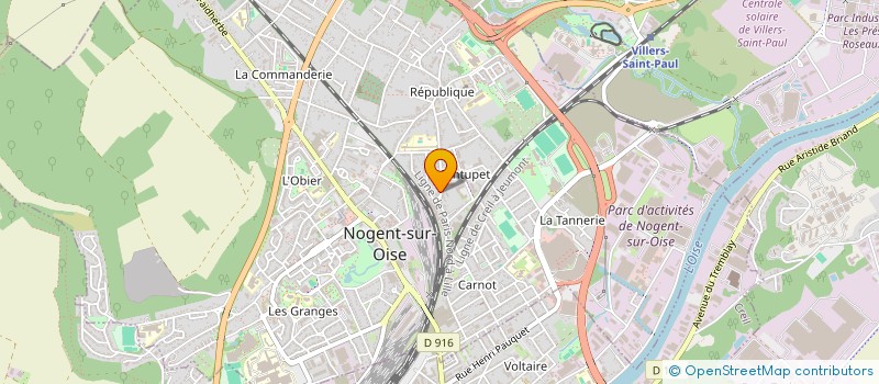 localisation de l'entreprise OPHIR  NOGENT-SUR-OISE