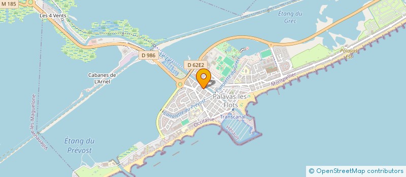 localisation de l'entreprise OPHIS IMMO à PALAVAS-LES-FLOTS