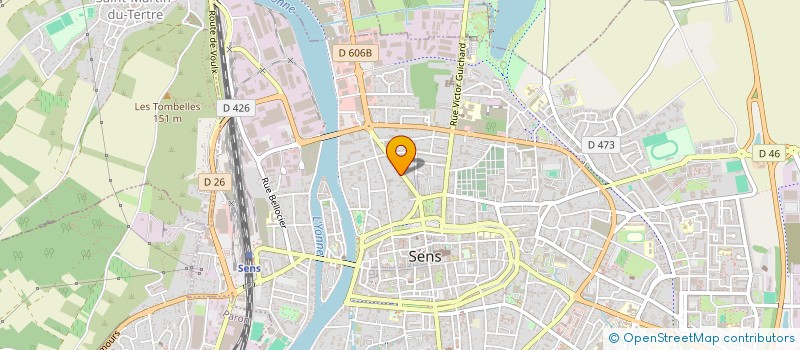 localisation de l'entreprise OPHISO à SENS