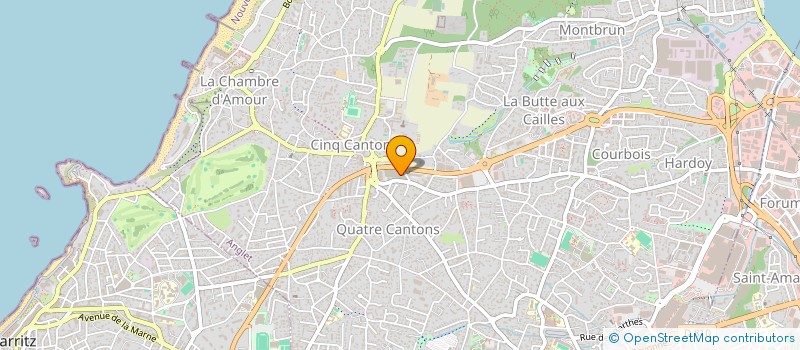 localisation de l'entreprise OPHIT'CARRELAGES à ANGLET