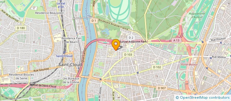 localisation de l'entreprise OPHMAR à BOULOGNE-BILLANCOURT