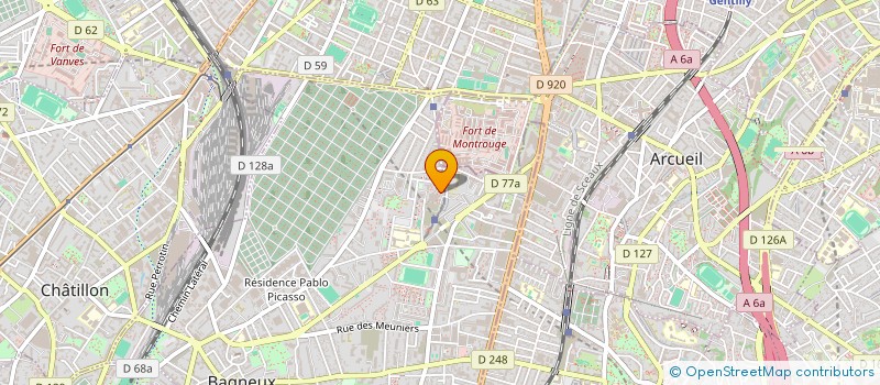 localisation de l'entreprise OPHONY à BAGNEUX