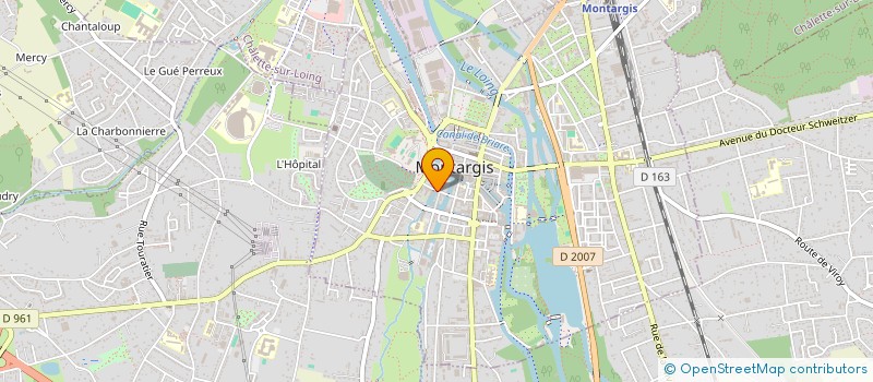 localisation de l'entreprise OPHTA 45 à MONTARGIS