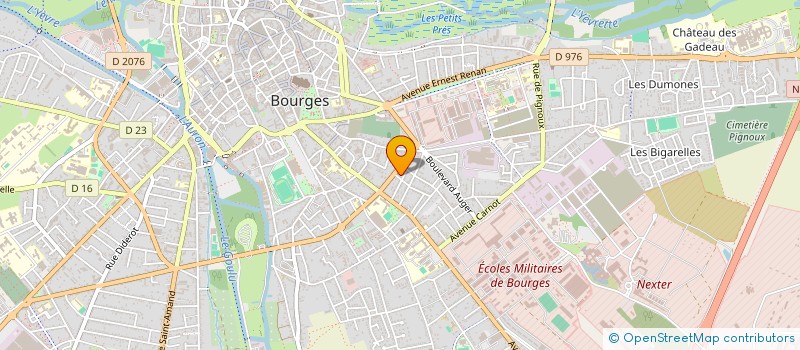 localisation de l'entreprise OPHTA BOURGES à BOURGES