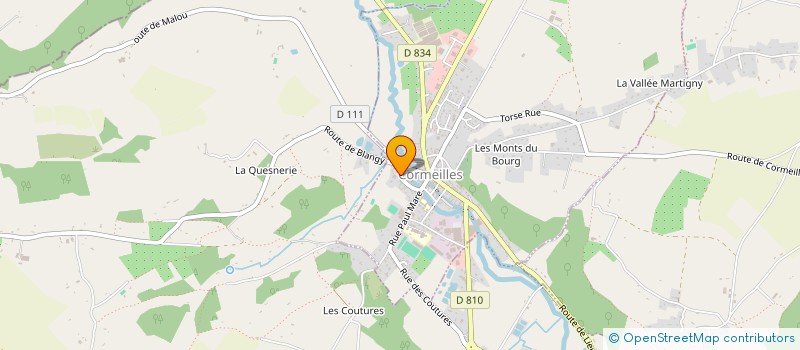 localisation de l'entreprise OPHTA'CORMEILLES  CORMEILLES