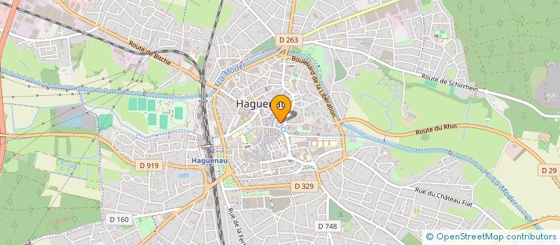 localisation de l'entreprise OPHTA HAGUENAU  HAGUENAU