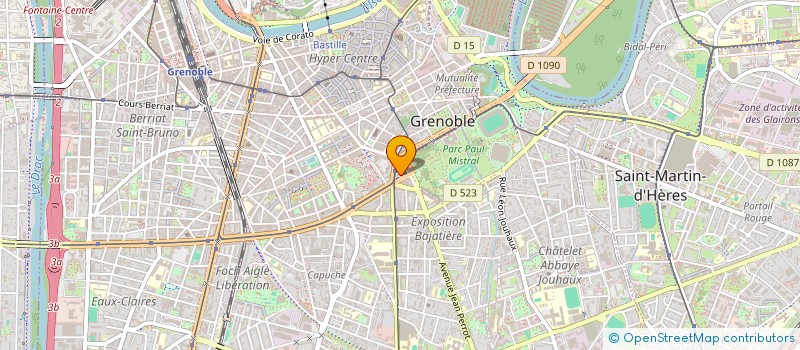 localisation de l'entreprise OPHTA-LASERS à GRENOBLE