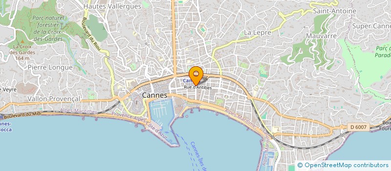 localisation de l'entreprise OPHTA MARINA DOCTEURS LECUEN ET PECHA à CANNES