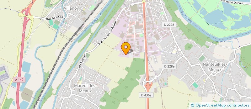 localisation de l'entreprise OPHTA-MEAUX à MAREUIL-LES-MEAUX