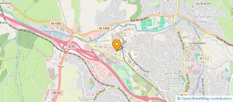 localisation de l'entreprise OPHTA PARC IMMO  SAINT-PRIEST-EN-JAREZ