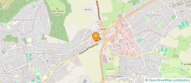 localisation de l'entreprise OPHTA VBN  ESSEY-LES-NANCY