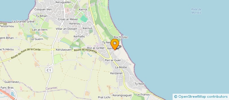 localisation de l'entreprise OPHTABAIE  CARANTEC