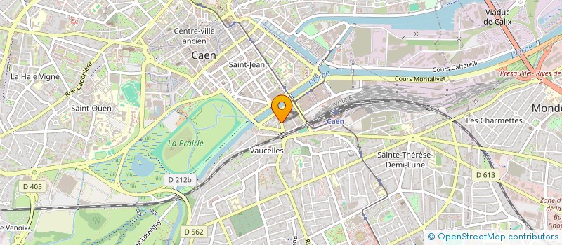localisation de l'entreprise OPHTACAEN à CAEN