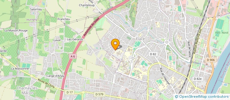 localisation de l'entreprise OPHTACIL à MACON