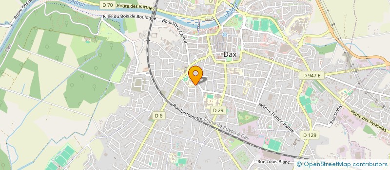 localisation de l'entreprise OPHTADAX  DAX