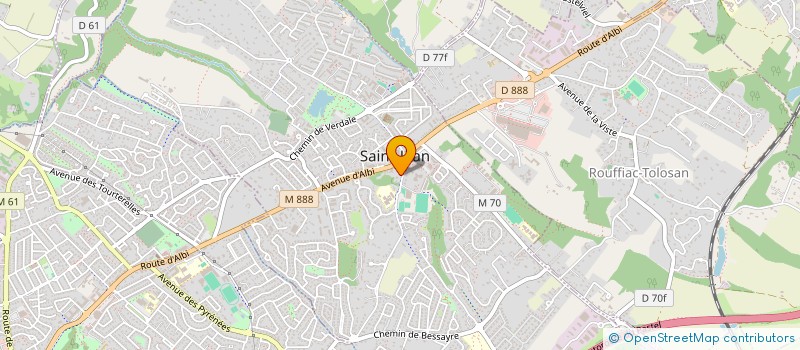 localisation de l'entreprise OPHTADERM à SAINT-JEAN
