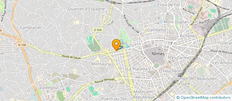 localisation de l'entreprise OPHTADREAM  NIMES