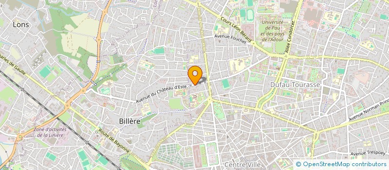localisation de l'entreprise OPHTALANNEMEZAN à PAU
