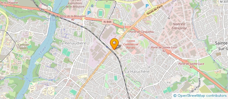 localisation de l'entreprise OPHTALEAD à NANTES