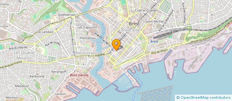 localisation de l'entreprise OPHTALINOIS à BREST