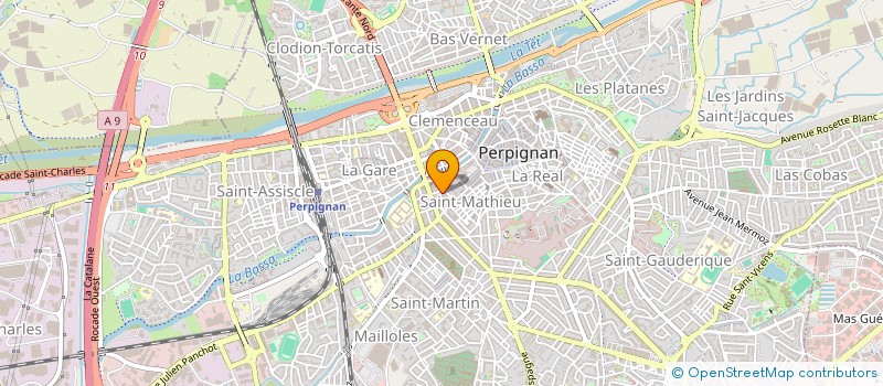localisation de l'entreprise OPHTALMIX à PERPIGNAN