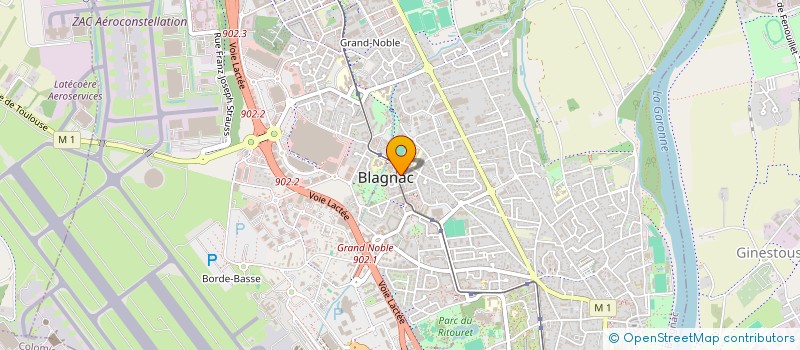 localisation de l'entreprise OPHTALMO ARAGON à BLAGNAC