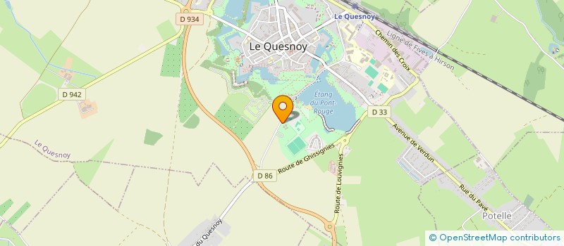 localisation de l'entreprise OPHTALMO DR KHARROUBI à LE QUESNOY