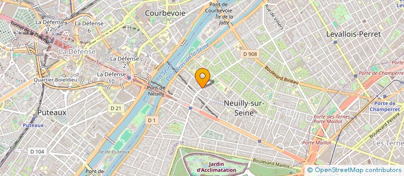 localisation de l'entreprise OPHTALMO EXPRESS DE BEAUVAIS à NEUILLY-SUR-SEINE