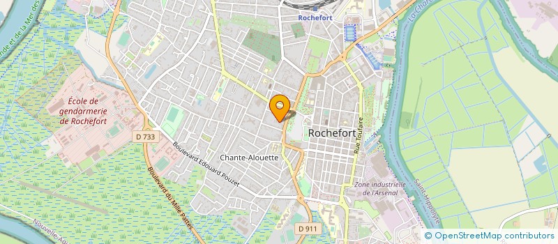 localisation de l'entreprise OPHTALMO ROY BRY  ROCHEFORT