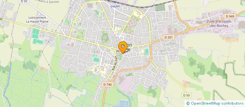 localisation de l'entreprise OPHTALMO SANS FRONTIERES à LUCON