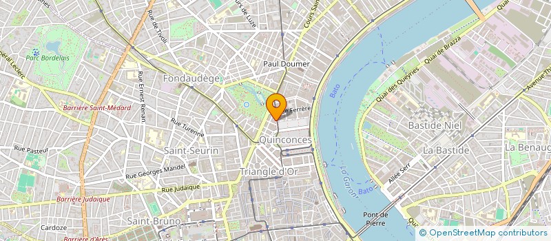 localisation de l'entreprise OPHTALMOLOGIE FOCH à BORDEAUX