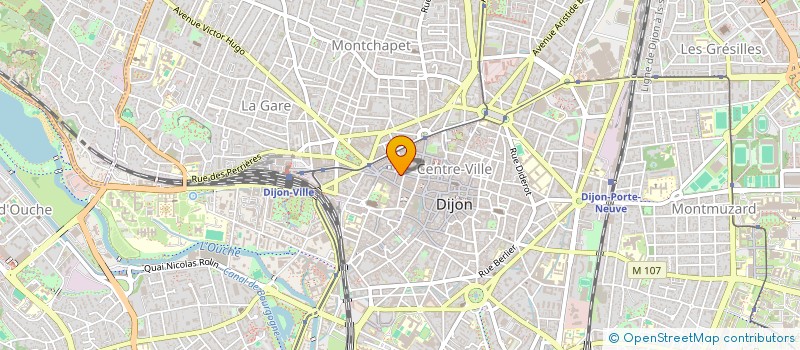localisation de l'entreprise OPHTALMOLOGIE GRANGIER à DIJON