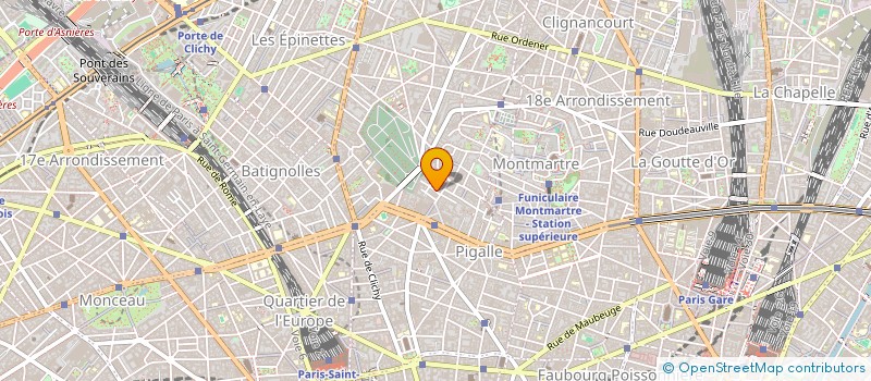 localisation de l'entreprise OPHTALMOLOGIE MONTMARTRE  PARIS