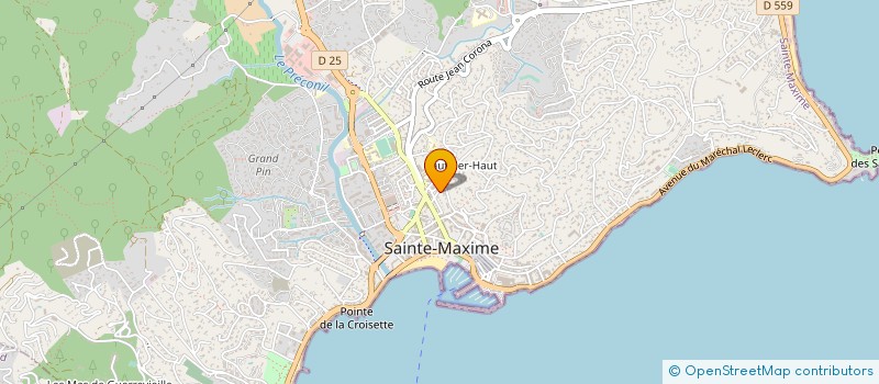 localisation de l'entreprise OPHTALMOLOGIE SAINTE MAXIME à SAINTE-MAXIME
