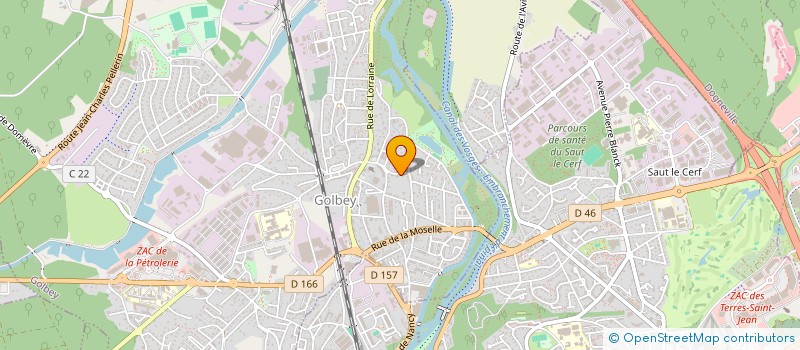 localisation de l'entreprise OPHTALMOLOGY  GOLBEY