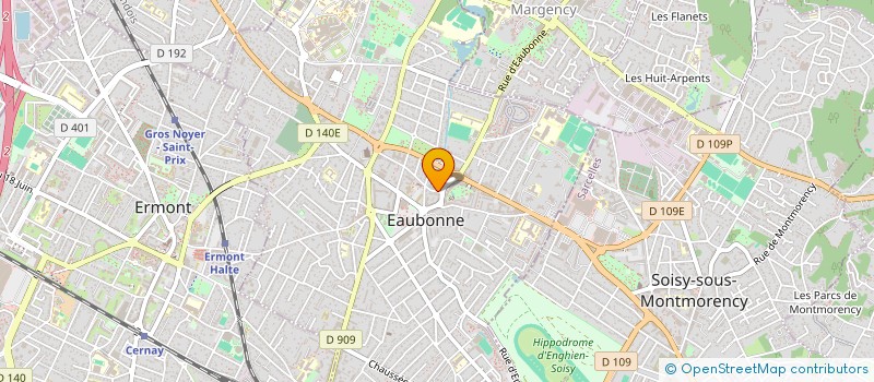 localisation de l'entreprise OPHTAMAB  EAUBONNE