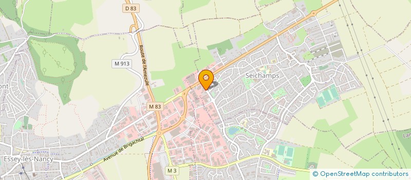localisation de l'entreprise OPHTAMARKET à SEICHAMPS