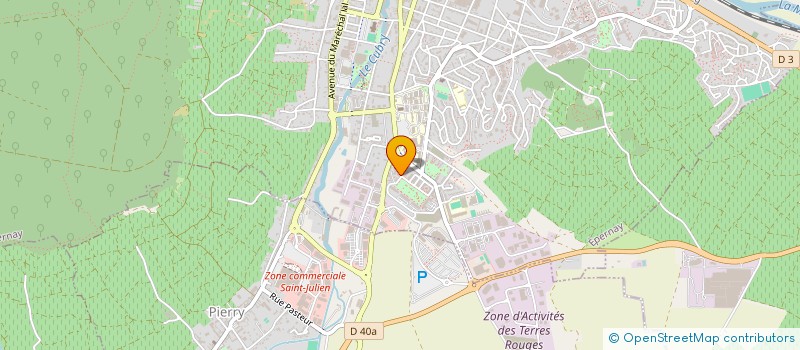 localisation de l'entreprise OPHTAPED  EPERNAY