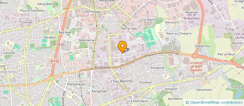 localisation de l'entreprise OPHTARADE  BREST
